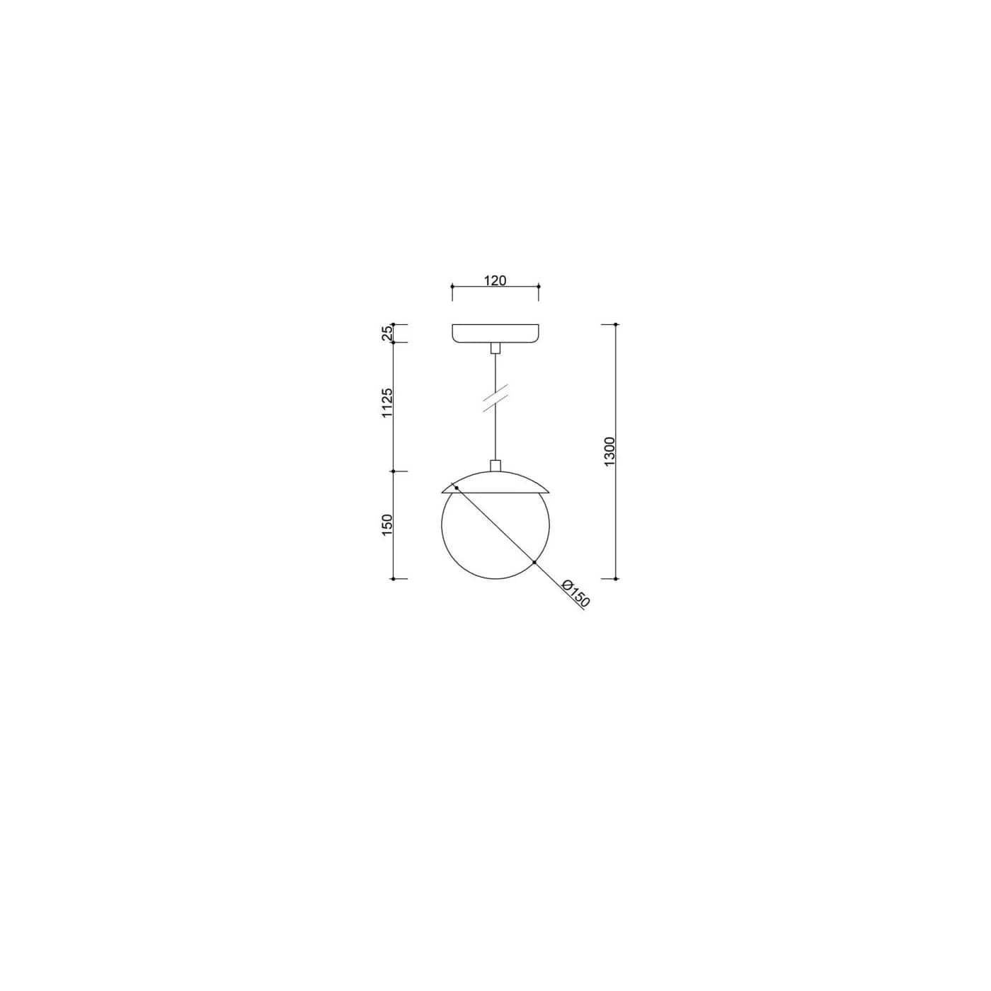 Lampa Wisząca Kuul F Czerwony KLF141P0 Ummo