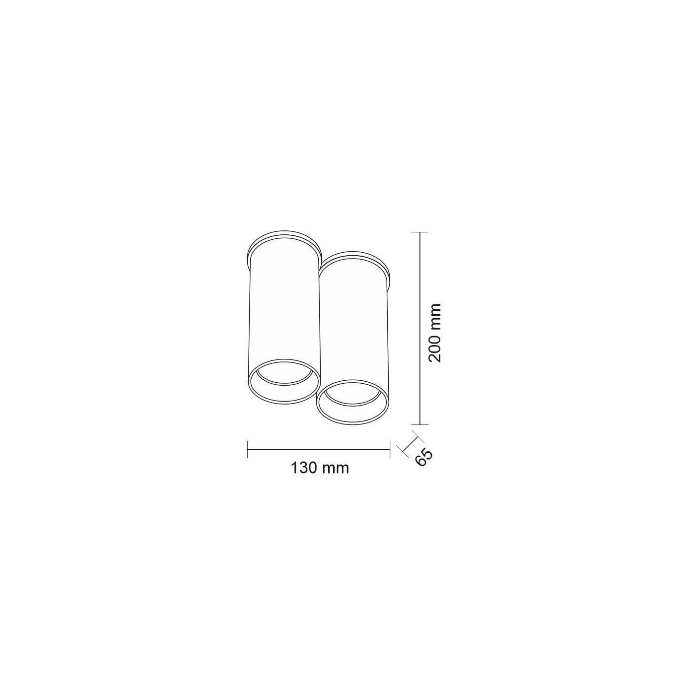 Lampa sufitowa Arida Czarny 1113 Antigo
