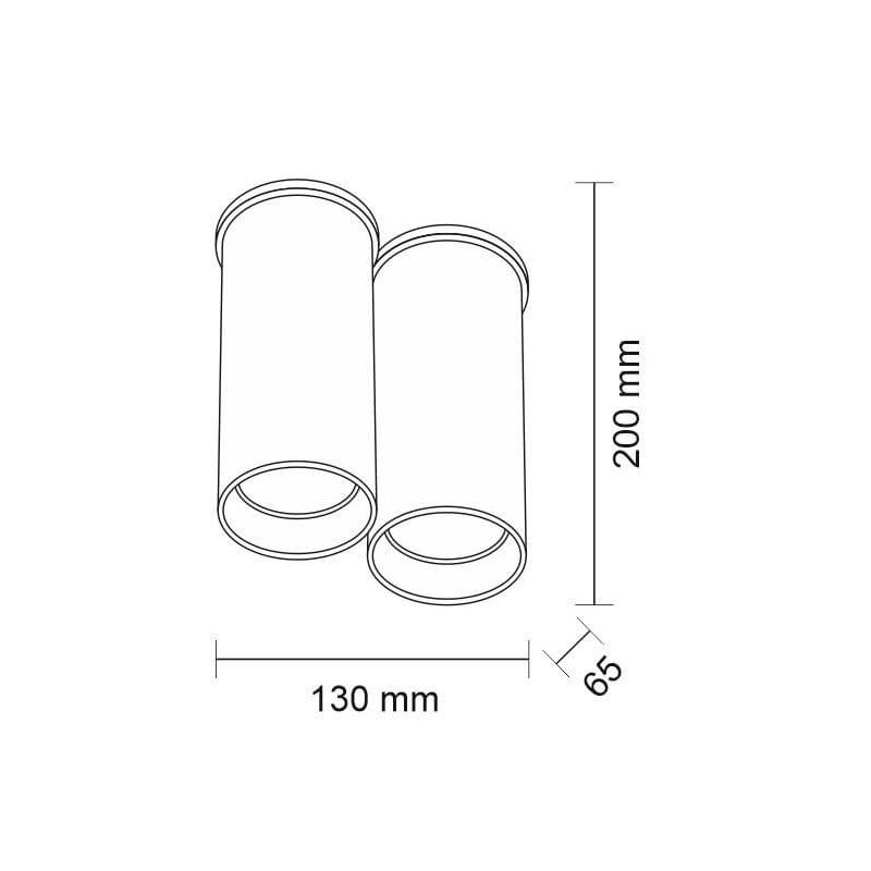 Lampa sufitowa Arida Czarny 1113 Antigo