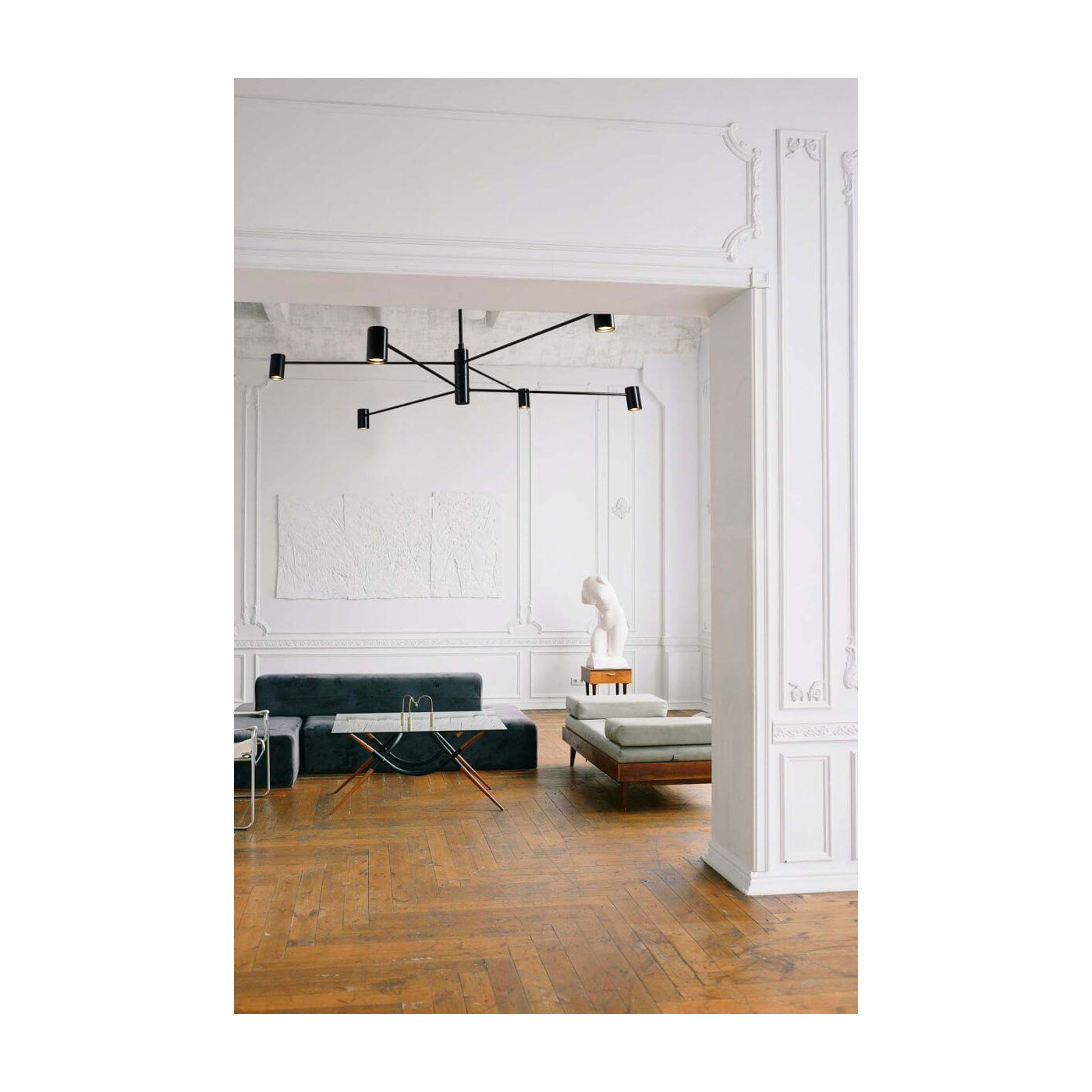Lampa sufitowa Arida Biały 7012 Antigo