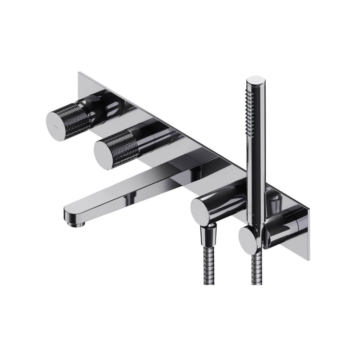 Bateria Wannowa Podtynkowa Contour Chrom CT8037/1CR Omnires