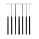 Lampa wisząca Yabu 7 - Czarna 5529 Antigo