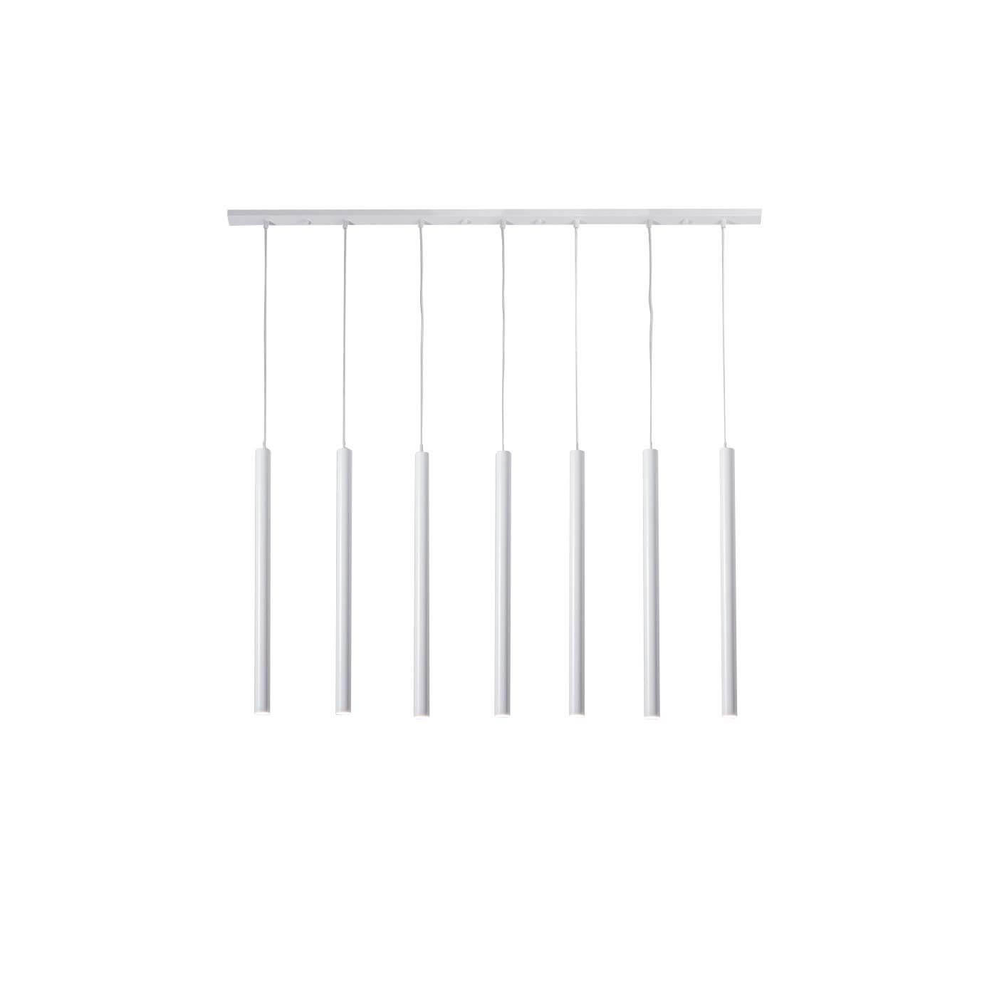 Lampa wisząca Yabu 7 - Biała 7576 Antigo