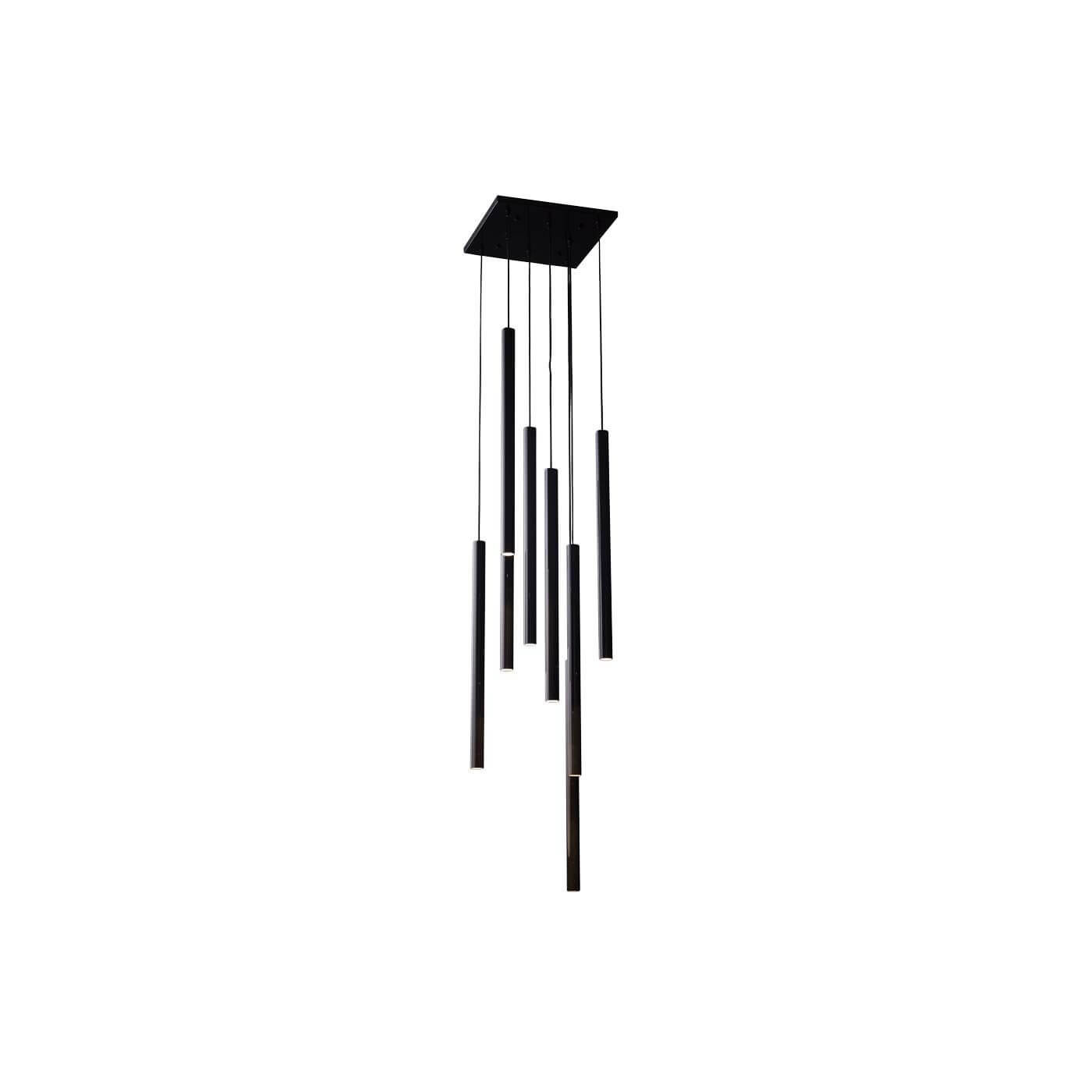 Lampa wisząca Yabu 8 - Czarna 5530 Antigo