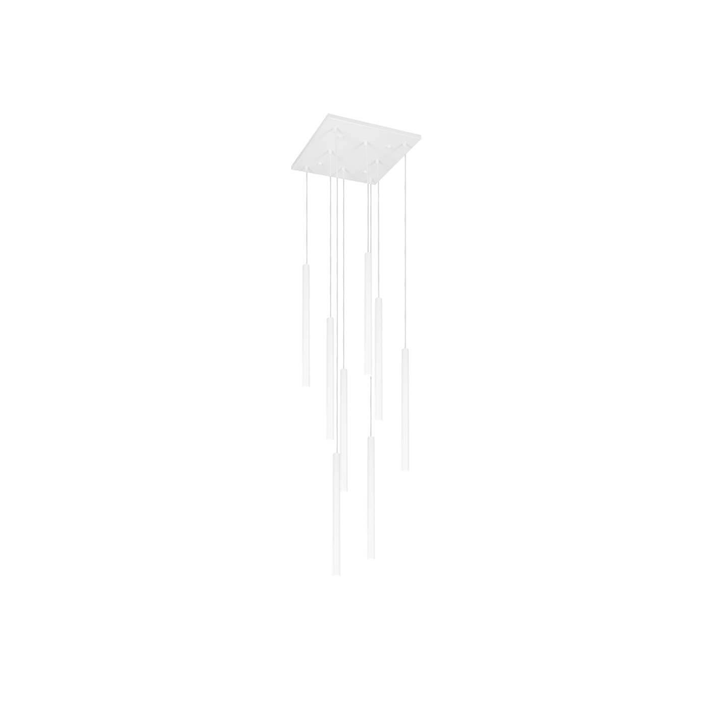 Lampa wisząca Yabu 8 - Biała 7577 Antigo