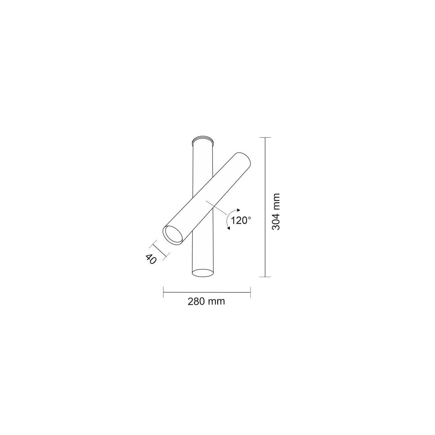 Reflektor Yabu R2 - Czarny 2243 Antigo