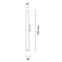 Kinkiet Yabu K1 - Czarny 4426 Antigo