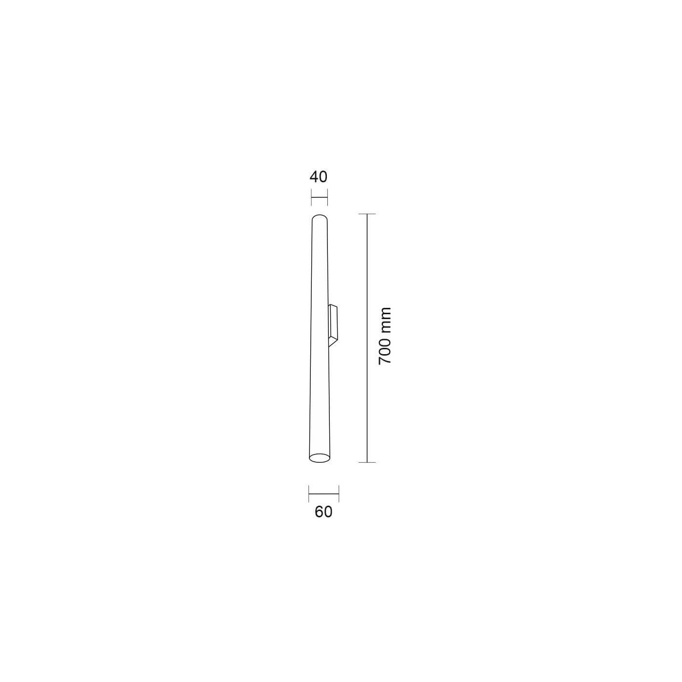 Kinkiet Yabu K1 - Czarny 4426 Antigo
