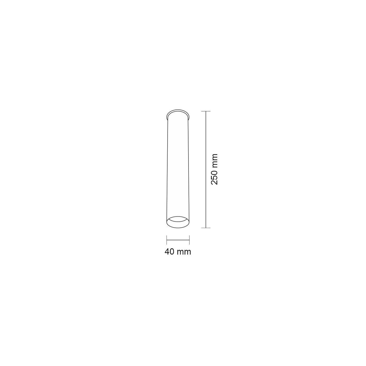 Plafon Yabu - Czarny IP44 (255 mm) 8074 Antigo
