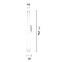 Kinkiet Yabu K1 - Czarny IP44 8075 Antigo