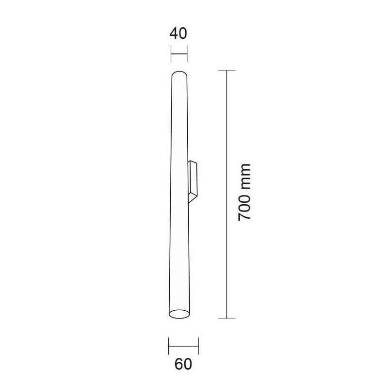 Kinkiet Yabu K1 - Czarny IP44 8075 Antigo