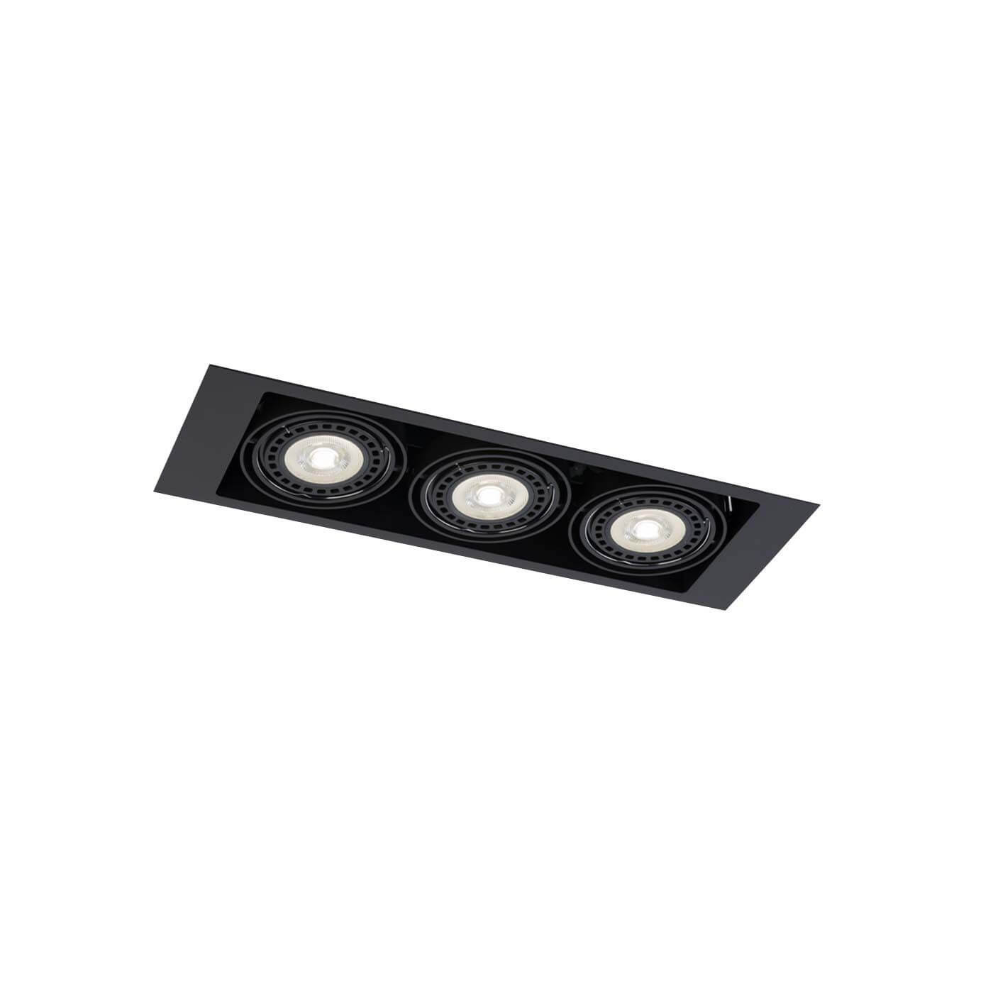 Lampa wpuszczana Muko 3 - Czarna 3314 Antigo
