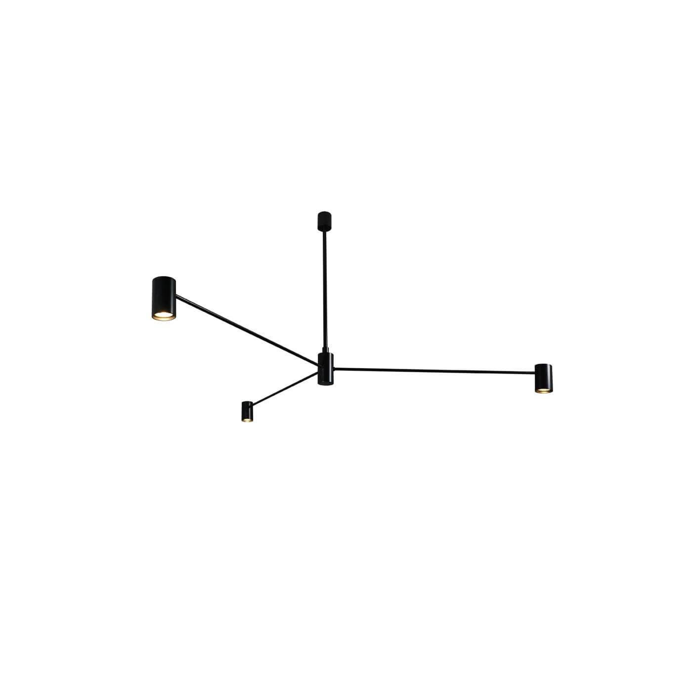Lampa wisząca Dakata 3 - Czarna 5648 Antigo