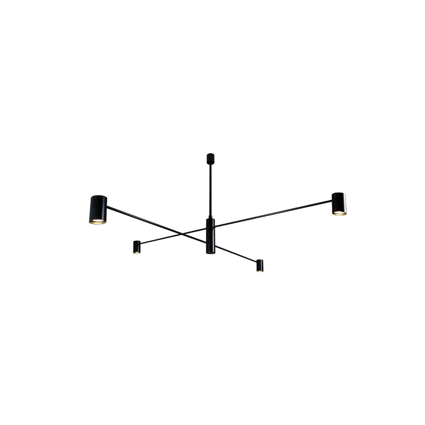 Lampa wisząca Dakata 4 - Czarna 5636 Antigo