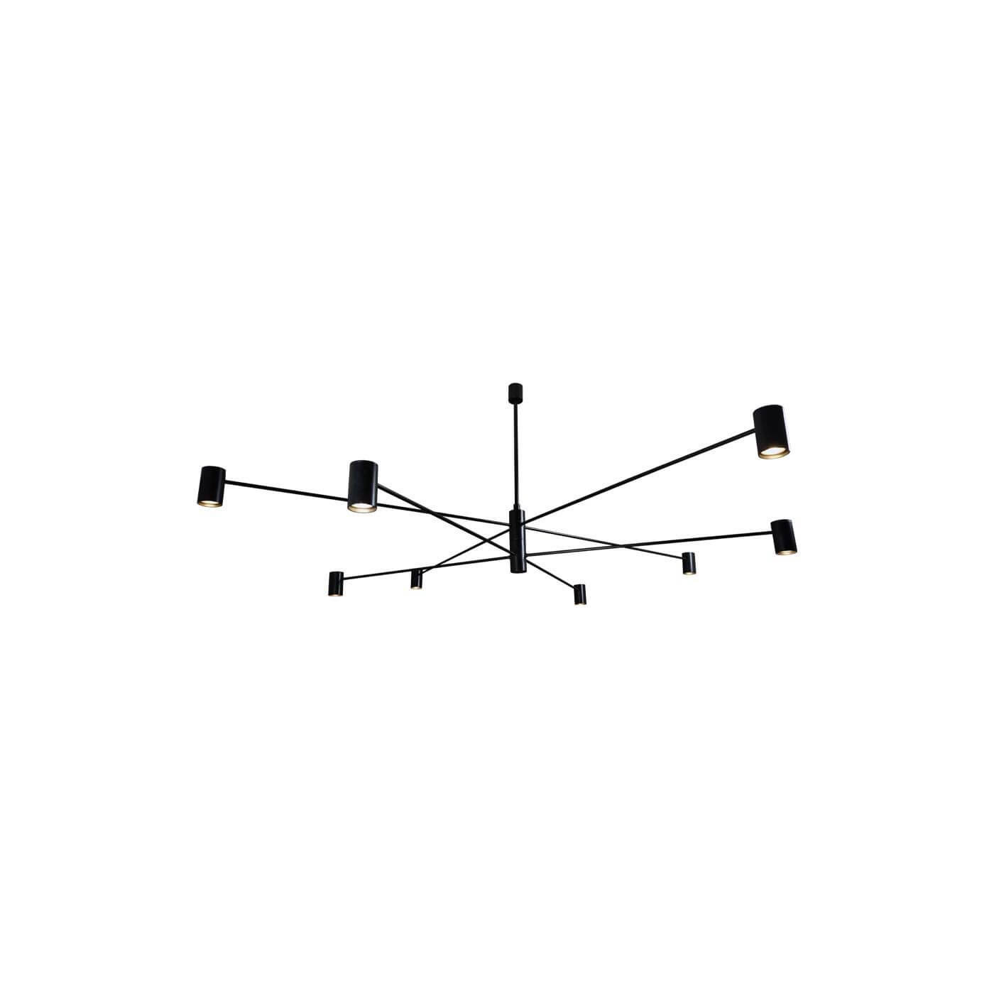 Lampa wisząca Dakata 8 - Czarna 5640 Antigo