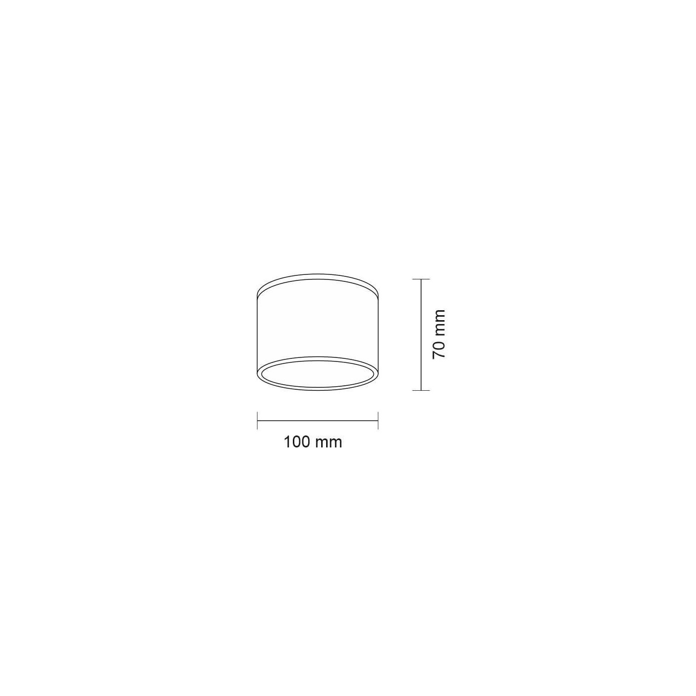 Plafon Suwa - Czarny IP44 8052 Antigo