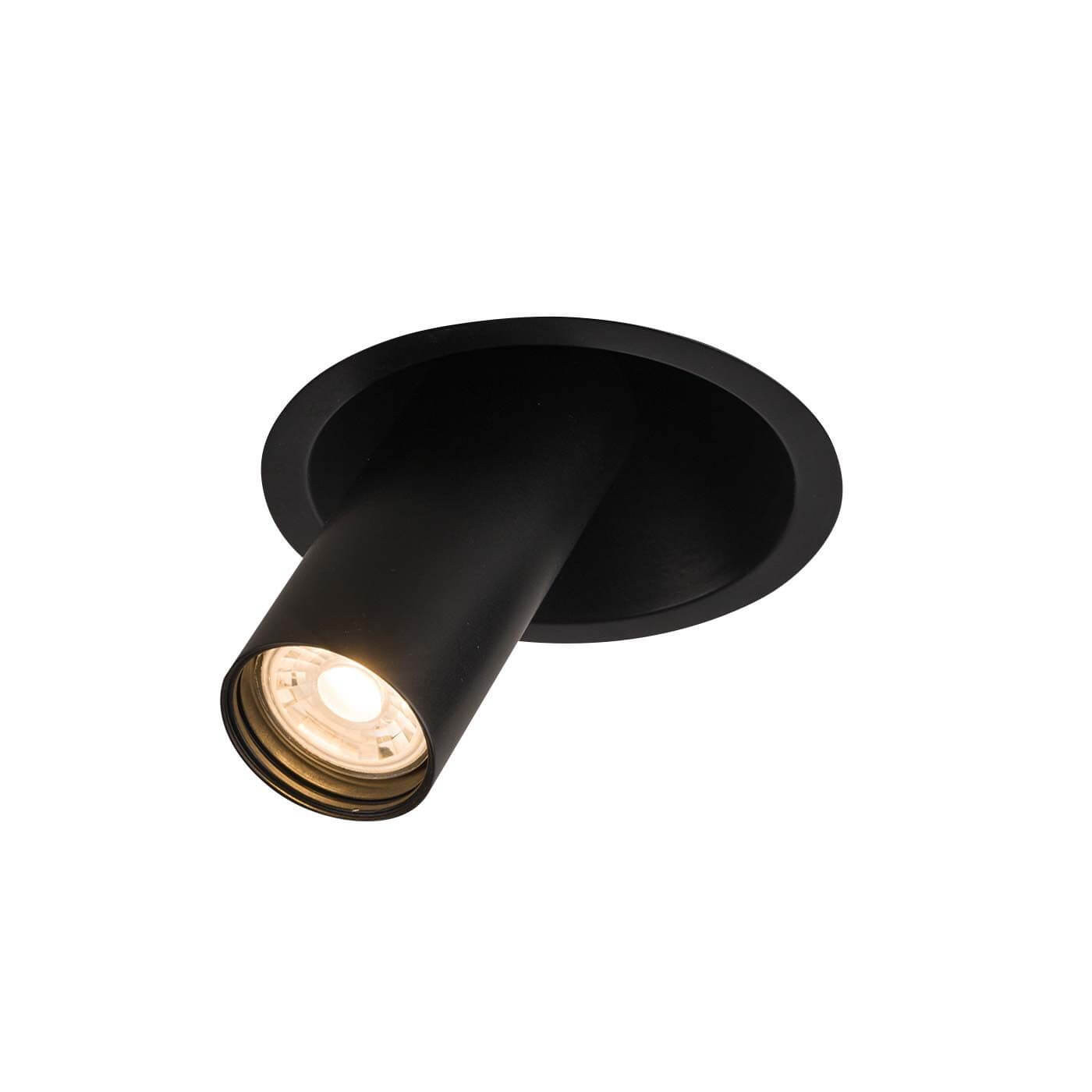 Lampa wpuszczana Yakumo 2 - Czarna 7806 Antigo
