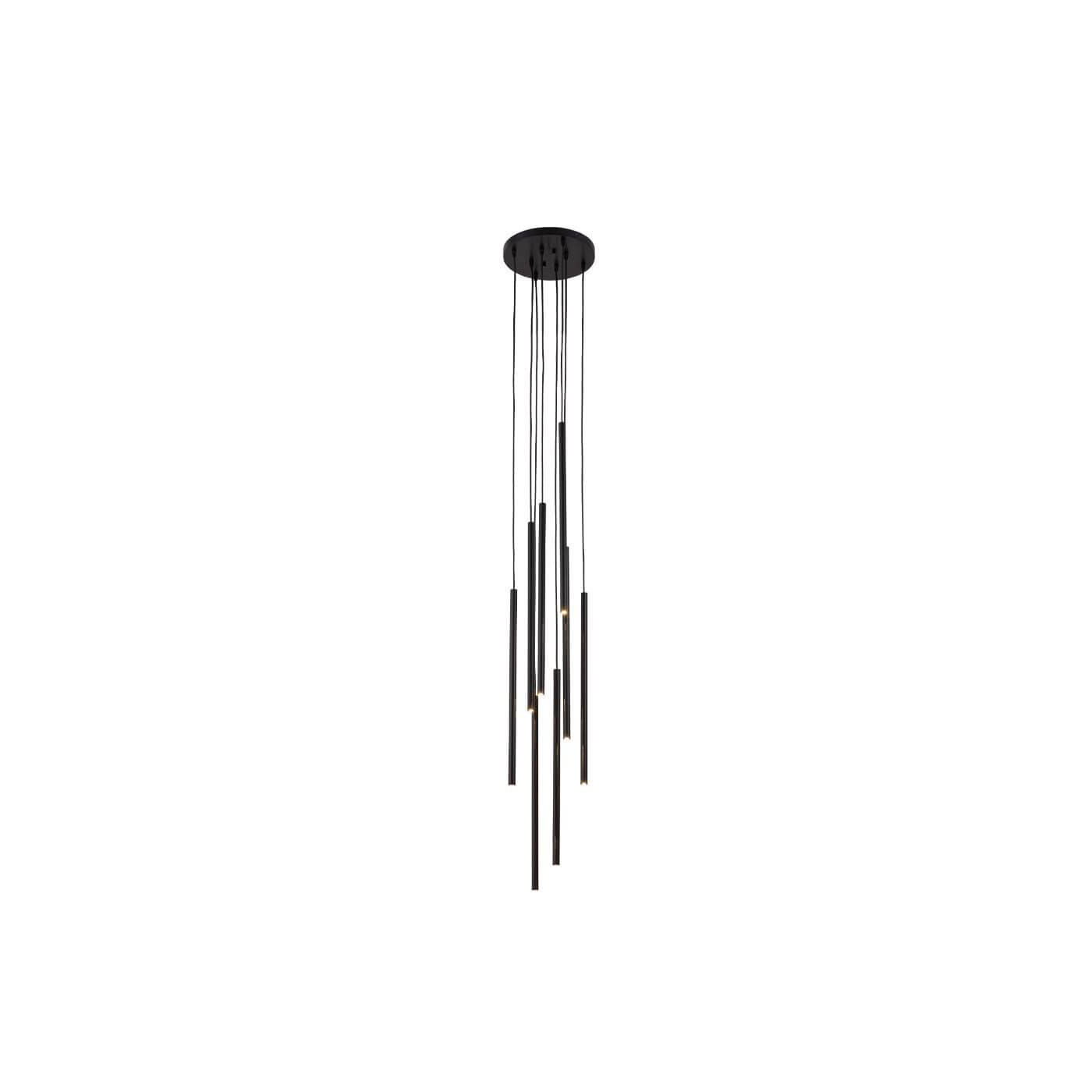 Lampa wisząca Kosame 8 - Czarna 7856 Antigo