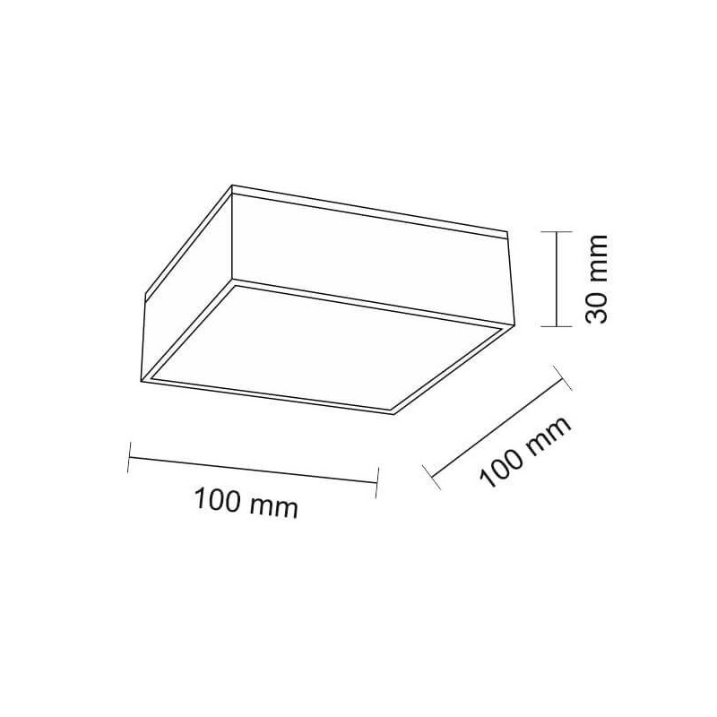 Lampa Sufitowa Tottori Il Czarny 1236 Antigo