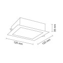 Lampa Sufitowa Tottori Il Czarny 8481 Antigo