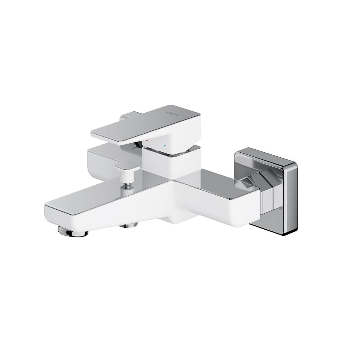 Bateria Wannowa Parma Chrom/Biały PM7430CRB Omnires