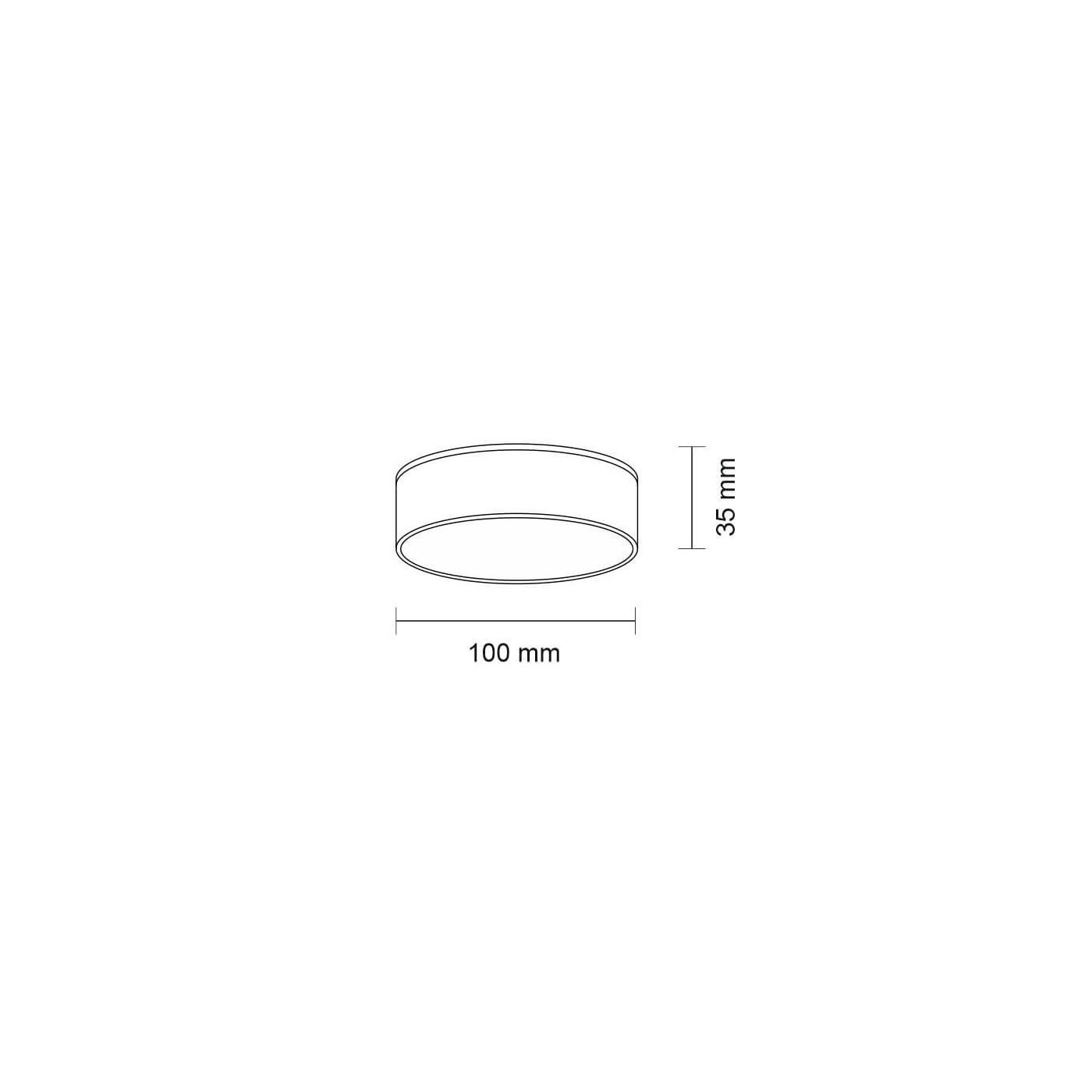 Plafon Tottori IL - Biały IP44 3000K 7724 Antigo