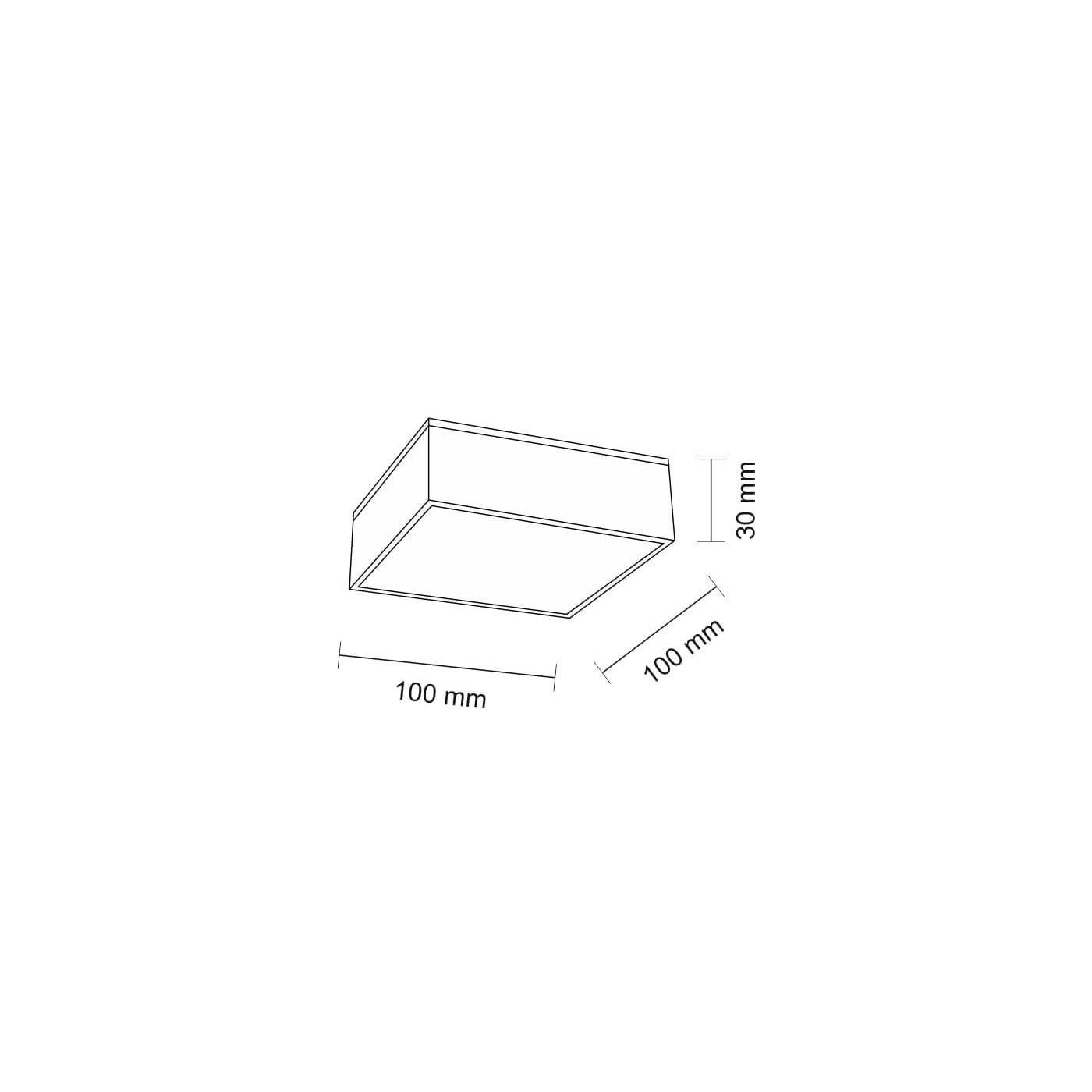 Plafon Tottori IL - Czarny IP44 3000K 8057 Antigo