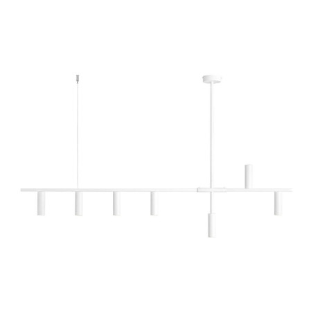 Lampa Wisząca Trevo 7 All White 1104T Aldex