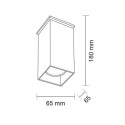 Lampa Sufitowa Toda Czarny 1102 Antigo