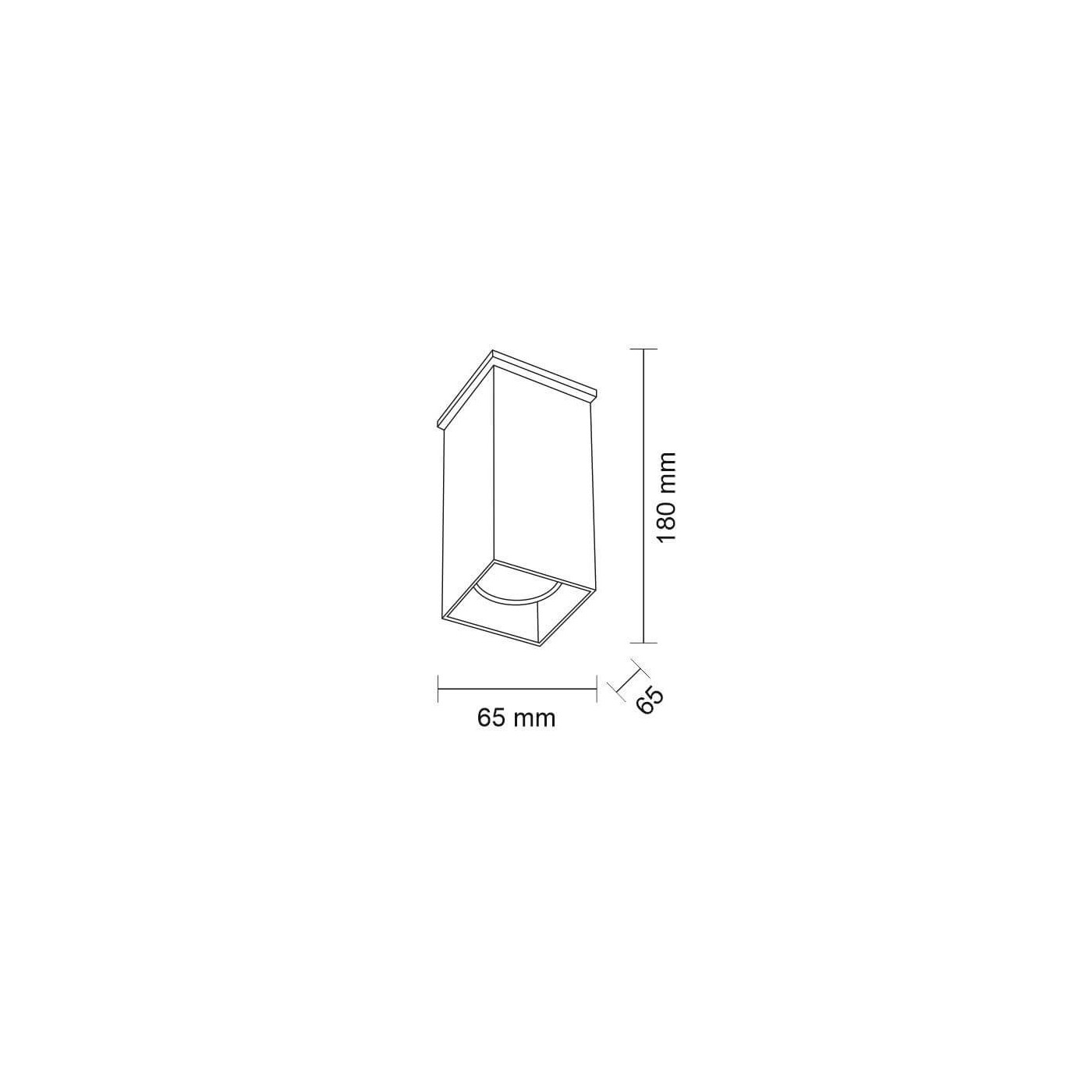 Lampa Sufitowa Toda Czarny 1102 Antigo