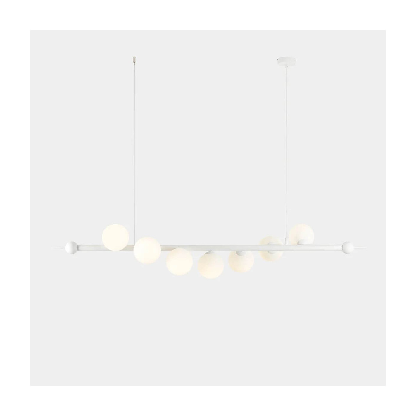 Lampa Wisząca Wave 7 White 1115T Aldex