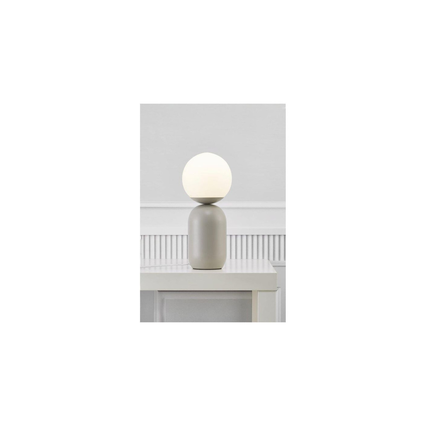 Lampa Stołowa Notti Szara 2011035010 Nordlux