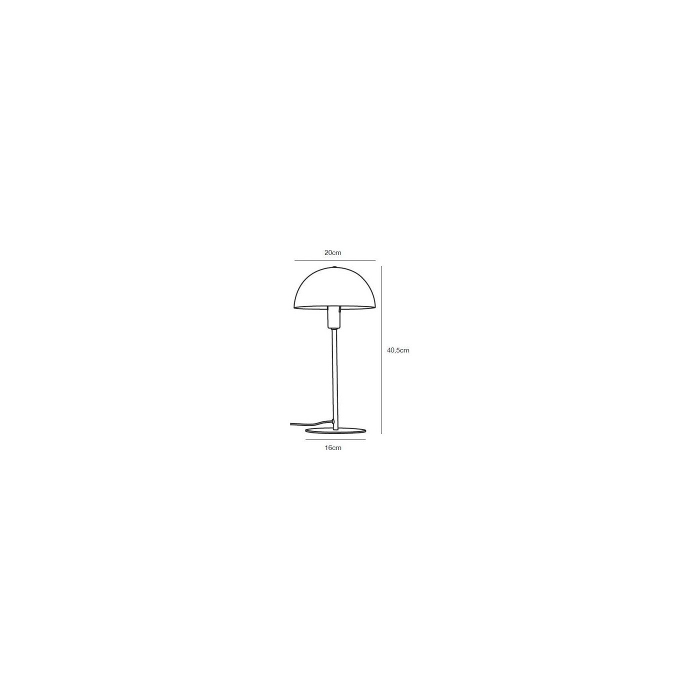 Lampa Stołowa Ellen Biały 48555001 Nordlux