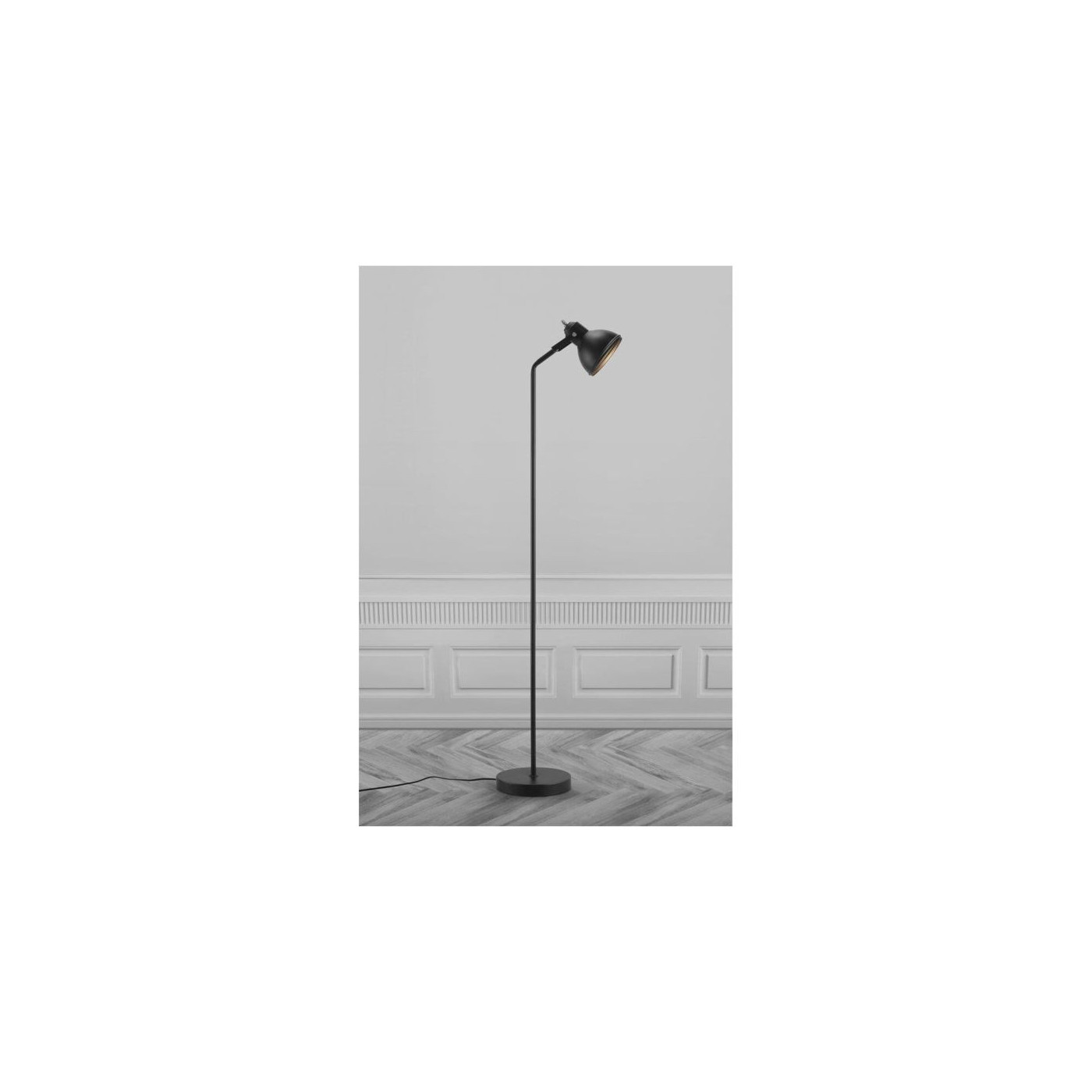 Lampa Podłogowa Aslak Czarny Metal 46724003 Nordlux