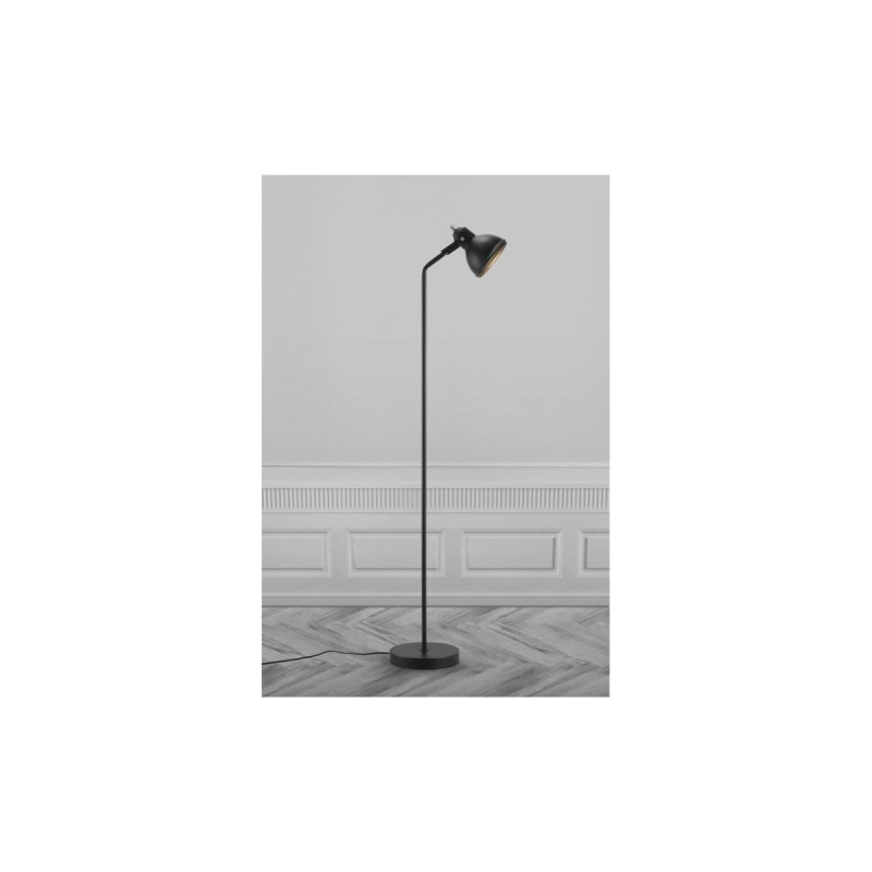 Lampa Podłogowa Aslak Czarny Metal 46724003 Nordlux