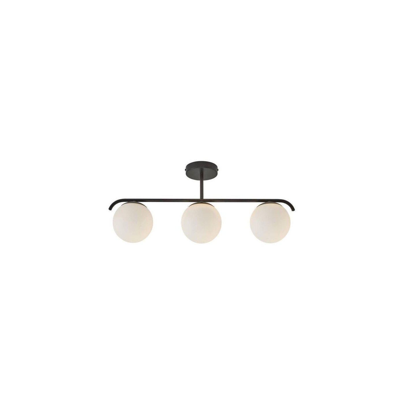 Lampa Sufitowa Potrójna Czarna Grant 2010583003 Nordlux