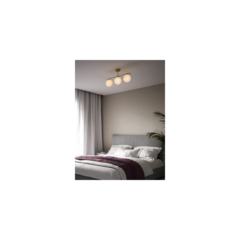Lampa Sufitowa Potrójna Złota Grant 2010583035 Nordlux
