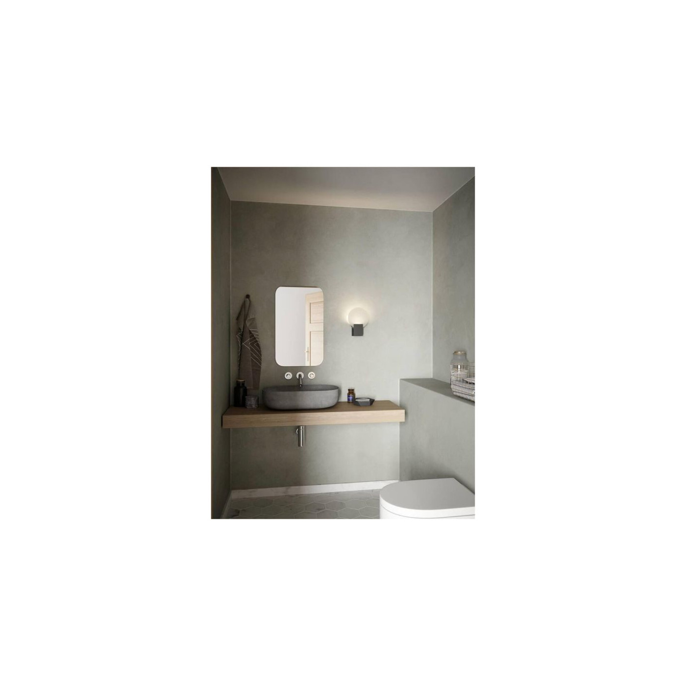 kinkiet Hester IP44 Czarny 2015391003 Nordlux