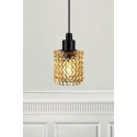 Lampa Wisząca Szklana Hollywood Bursztynowy Klosz 46483027 Nordlux