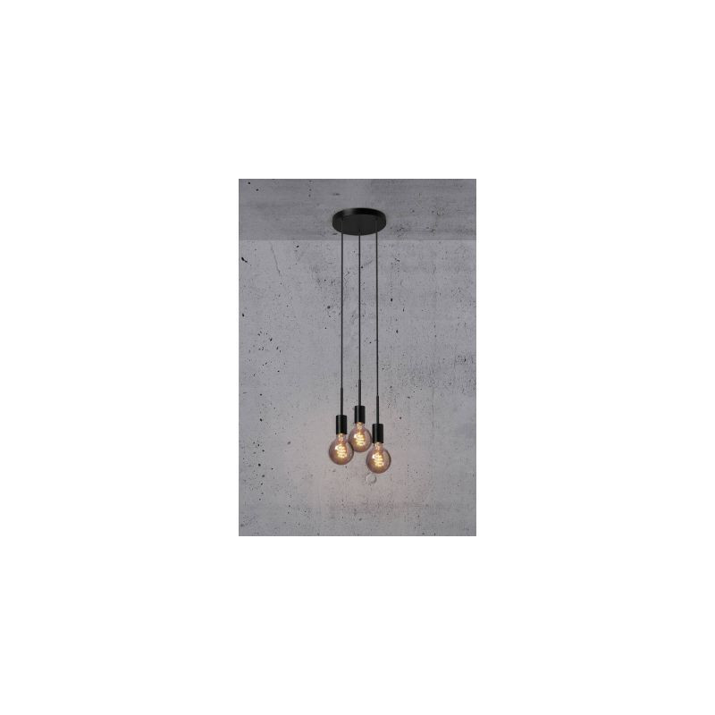 Potrójna Lampa Wisząca Paco Czarna 2112063003 Nordlux