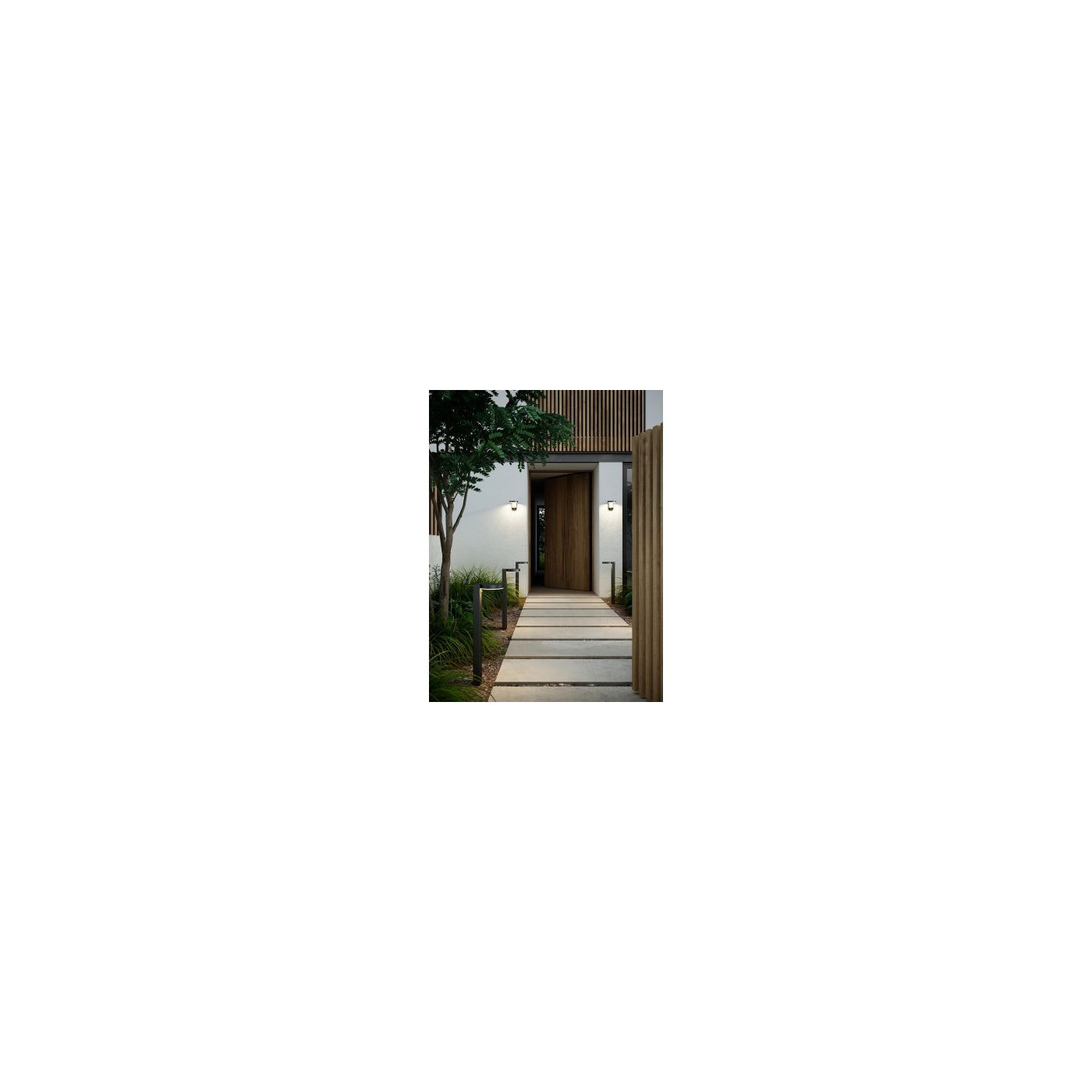 Kinkiet Solarny Rica Round IP44 z Czujnikiem Ruchu 2118141003 Nordlux