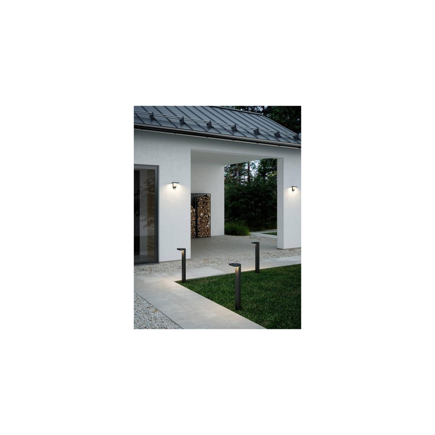 Lampa Zewnętrzna Solarna Rica Square z Czujnikiem Ruchu 2118161003 Nordlux