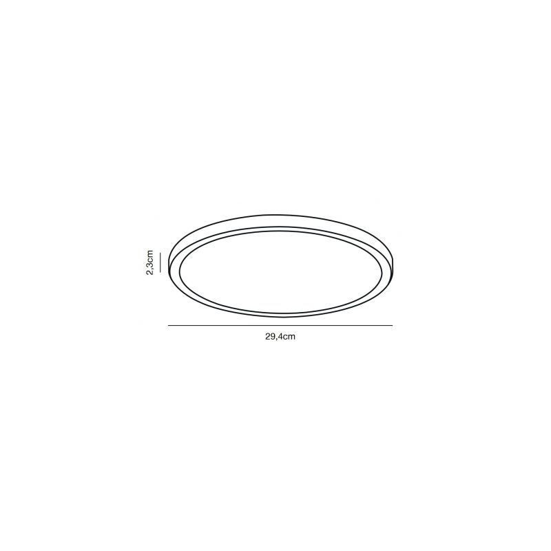 Lampa Sufitowa Oja 29 Biała 2015016101 Nordlux