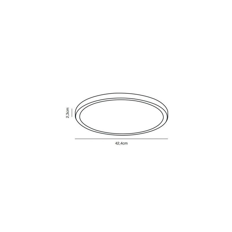 Lampa Sufitowa Oja 42 Biała 47266001 Nordlux