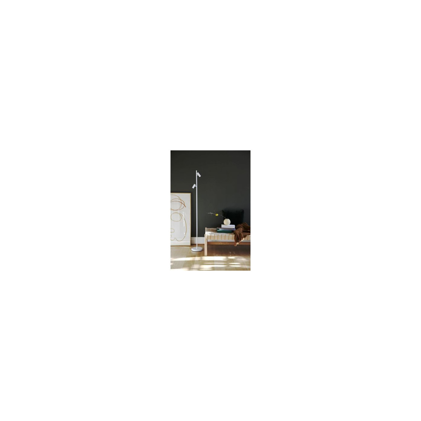 Lampa Podłogowa Omari LED Biała 2112254001 Nordlux