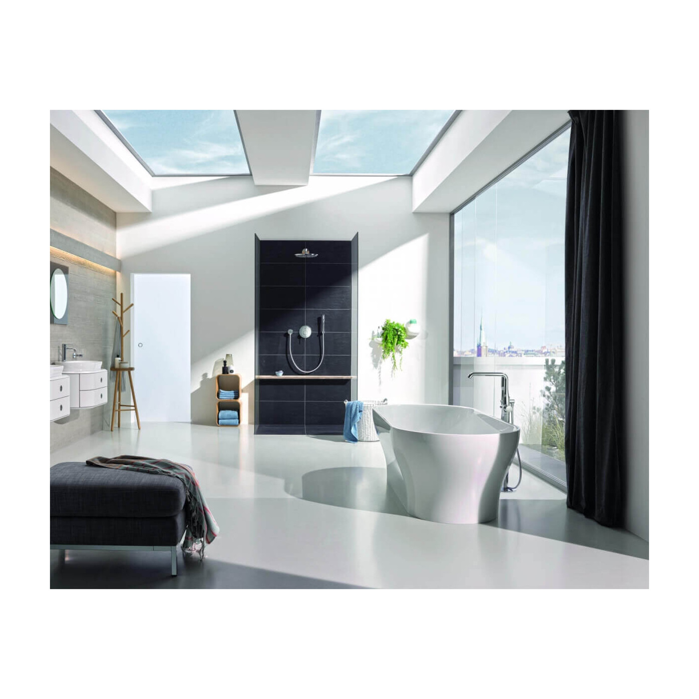 Bateria Wannowa Stojąca Essence 25248001 Grohe