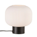 Lampa Stołowa Szklana Milford Czarna 48965001 Nordlux