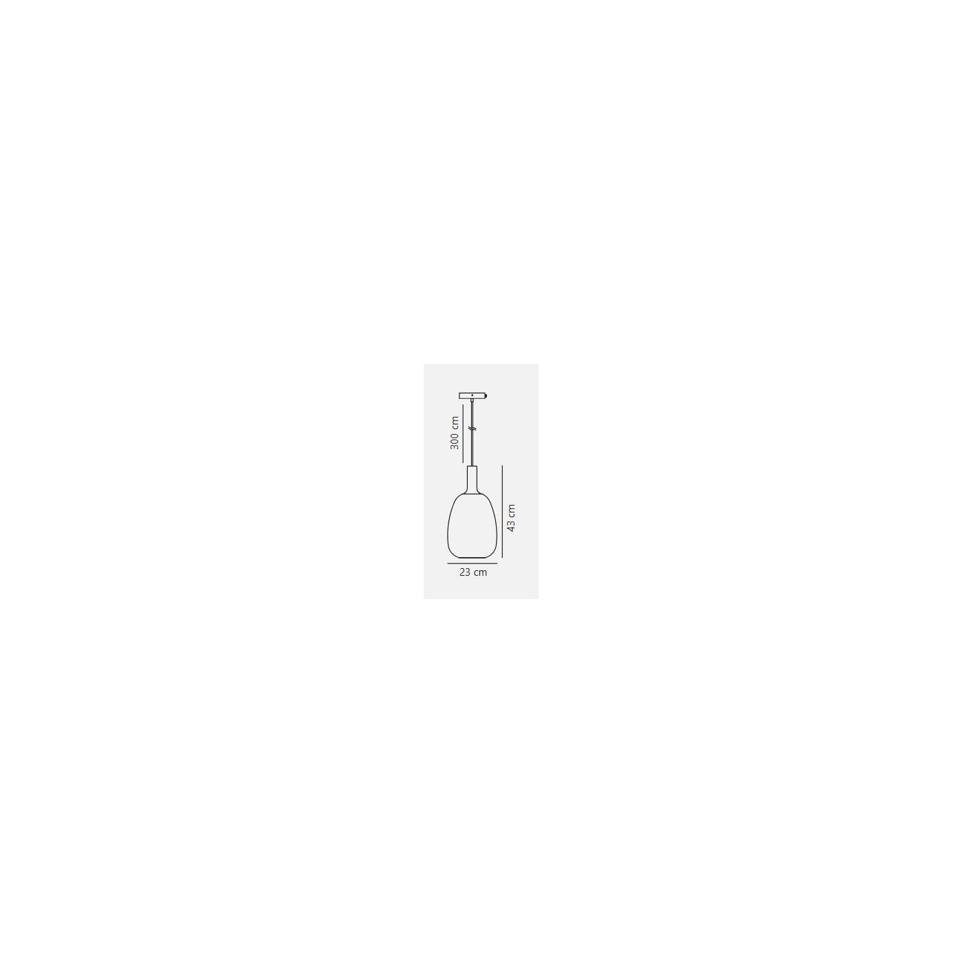 Lampa Wisząca Alton 23 Szklana Przydymione Szkło 47303047 Nordlux