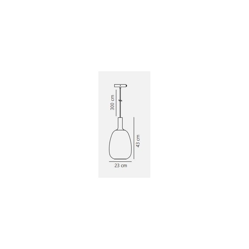 Lampa Wisząca Alton 23 Szklana Przydymione Szkło 47303047 Nordlux