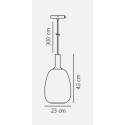 Lampa Wisząca Alton 23 Szklana Mleczne Szkło 47303001 Nordlux